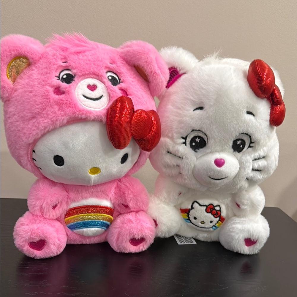 Care Bears Hello Kitty and cheer bear combo! Like new!